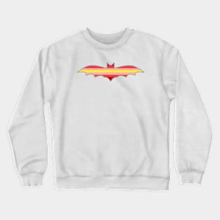 Comsexual Pride Flag: Halloween Bat Crewneck Sweatshirt